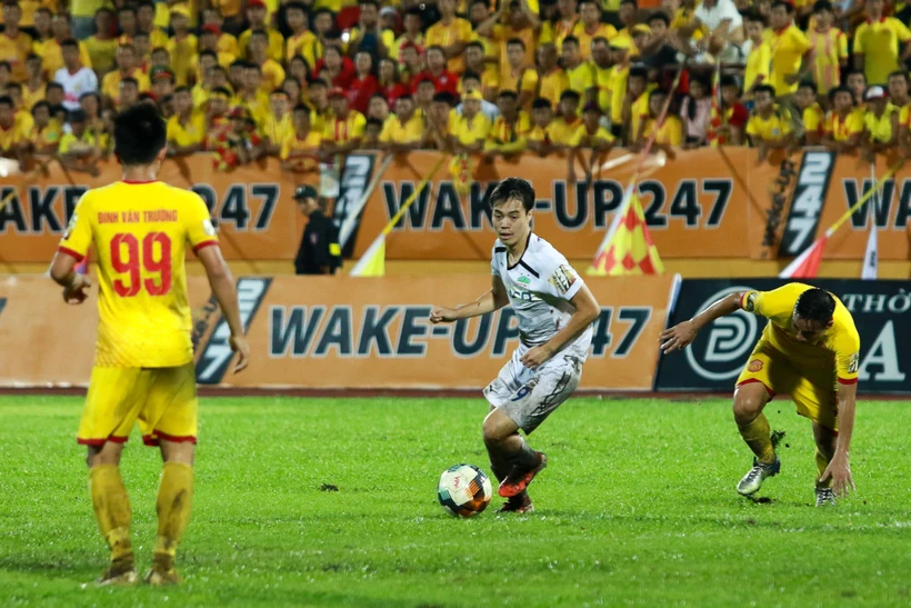 V-League 2020 có khả năng diễn ra không khán giả ở các vòng đấu đầu tiên do dịch bệnh COVID-19. (Ảnh: Nguyên An/Vietnam+)