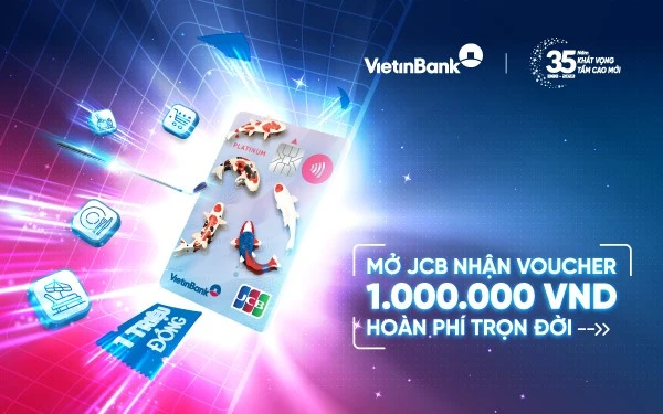 Khi chi tiêu thẻ VietinBank JCB Credit Platinum, chủ thẻ được nhận nhiều đặc quyền ưu đãi. (Ảnh: Vietnam+) 