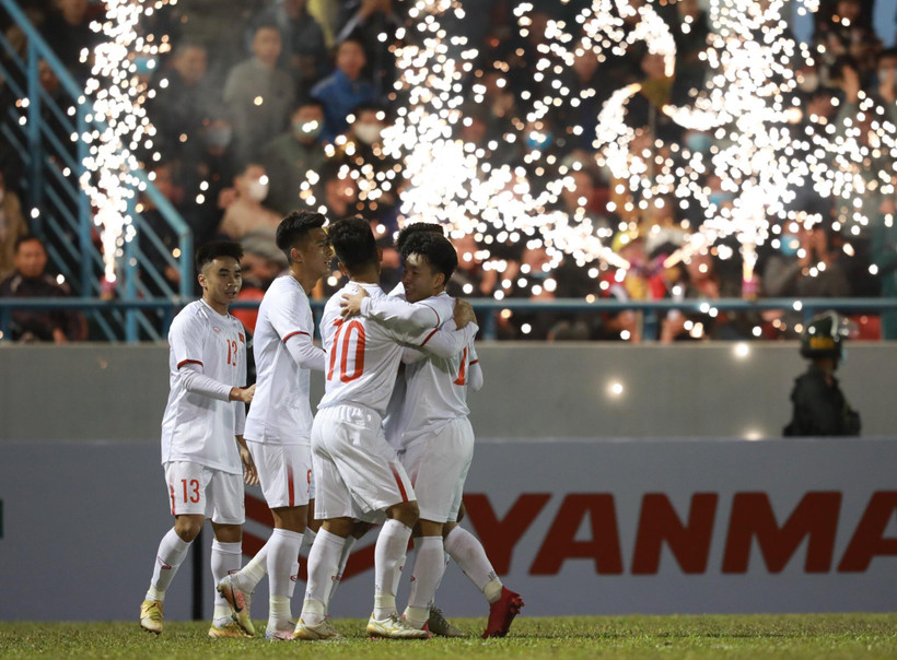 Đội tuyển Việt Nam gặp lại U22 Việt Nam vào ngày 27/12 tới tại Phú Thọ. (Ảnh: Kim Chi/Vietnam+) 