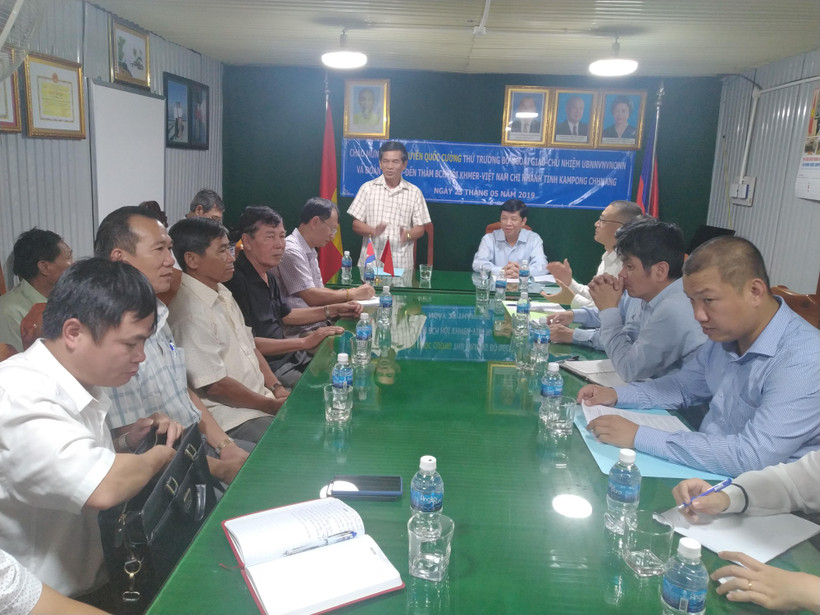 Quang cảnh buổi làm việc. (Nguồn: TTXVN)