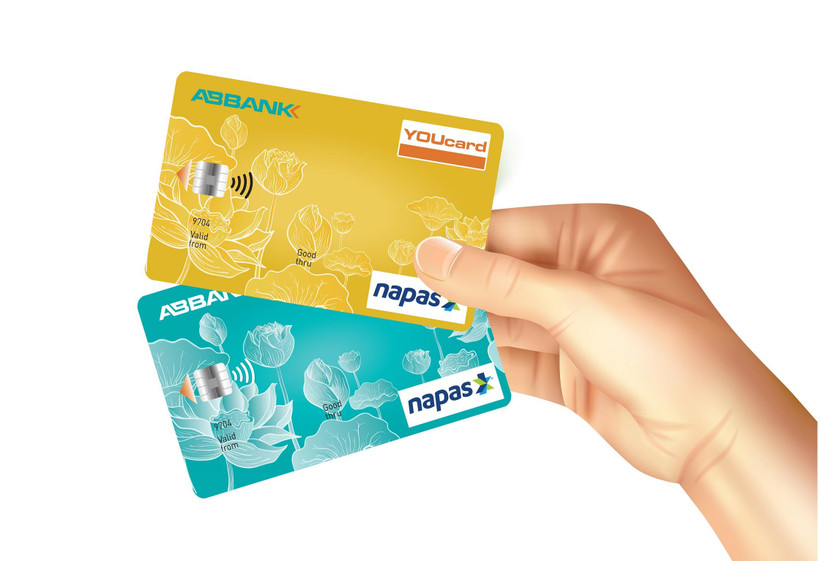 Thẻ chip ghi nợ nội địa ABBANK YOUcard. (Ảnh: CTV)