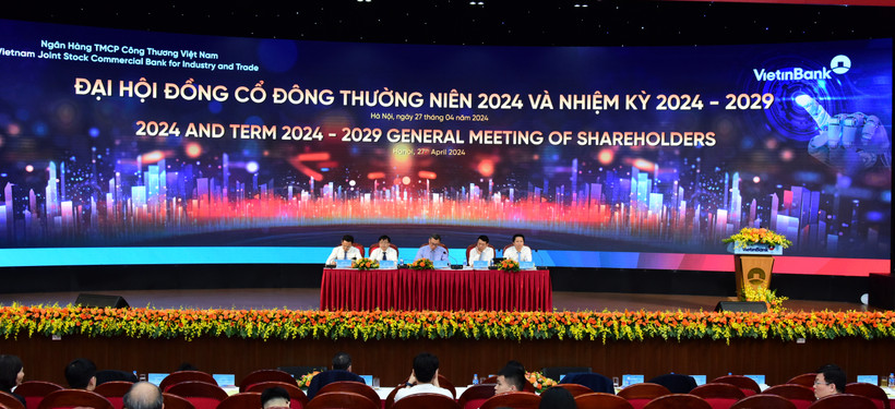 VietinBank giữ lại lợi nhuận để tăng vốn thông qua chia cổ tức bằng cổ phiếu. (Ảnh: Vietnam+)