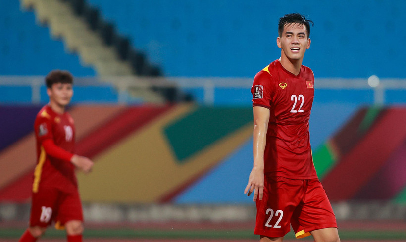 Thay vì những thất bại với tỷ sống đậm theo kiểu 'vùi dập,' tuyển Việt Nam kết thúc trận đấu trong thế 'ngẩng cao đầu.' (Ảnh: Hiển Nguyễn/Vietnam+)