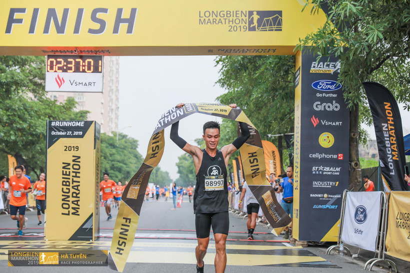 Giải chạy Longbien Marathon 2020 sở hữu dàn vận động viên chất lượng. (Ảnh: CTV/Vietnam+)