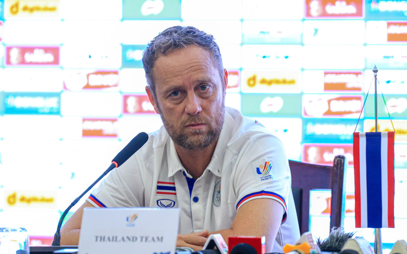 Huấn luyện viên U23 Thái Lan, ông Polking. (Ảnh: PV/Vietnam+) 