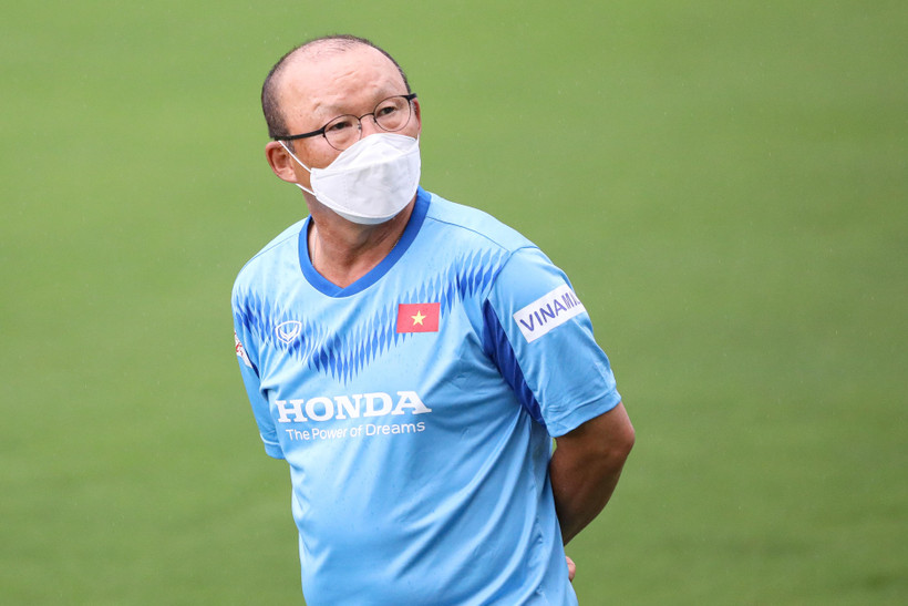 Huấn luyện viên Park Hang-seo nhiễm COVID-19. (Ảnh: PV/Vietnam+) 