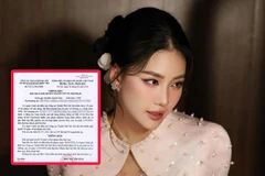 Hoa hậu Bùi Quỳnh Hoa gửi đơn tố giác về việc bị chủ tài khoản mạng xã hội L.H.L. lan truyền thông tin không đúng sự thật. (Nguồn: Facebook nhân vật)