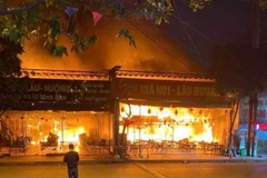 Hiện trường vụ cháy. (Nguồn: VNN)