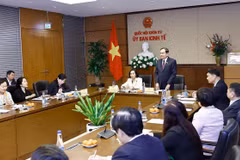 Chủ tịch Quốc hội Trần Thanh Mẫn phát biểu. (Ảnh: Doãn Tấn/TTXVN)