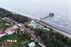 Một khu nghỉ dưỡng ven biển Cần Giờ. (Ảnh: Hồng Đạt/TTXVN)