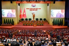 Tổng Bí thư Tô Lâm, Chủ tịch Đoàn Chủ tịch điều hành phiên họp. (Ảnh: TTXVN)