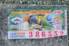 Tờ vé số trúng giải đặc biệt 2 tỷ đồng. (Nguồn: Thanh Niên)