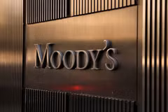 Logo Moody's tại trụ sở công ty ở New York. (Nguồn: Reuters)