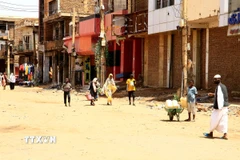 Quang cảnh đường phố ở Omdurman, Sudan. (Ảnh: THX/TTXVN)