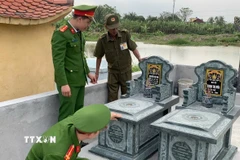 Kịch bản "giả chết” của mẹ con Nguyễn Thị Thu nhanh chóng được phơi bày. (Ảnh TTXVN phát)