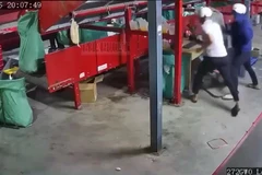 Hiện trường vụ án. (Ảnh cắt từ clip)