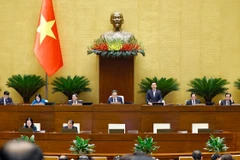 Phó Chủ tịch Quốc hội Nguyễn Khắc Định phát biểu. (Ảnh: Doãn Tấn/TTXVN)