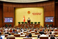 Chủ nhiệm Ủy ban Công tác đại biểu của Quốc hội Nguyễn Thanh Hải phát biểu giải trình, làm rõ một số vấn đề đại biểu Quốc hội nêu. (Ảnh: Doãn Tấn/TTXVN)