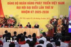 Ủy viên Trung ương Đảng, Phó Thủ tướng Chính phủ Hồ Đức Phớc phát biểu chỉ đạo Đại hội. (Ảnh: An Đăng/TTXVN)