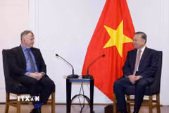 Tổng Bí thư, Chủ tịch nước Tô Lâm tiếp ông Craig Bradshaw, Giám đốc điều hành Công ty EQ Resources Limited (Australia). (Ảnh: Thống Nhất/TTXVN)