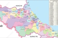 69 đơn vị hành chính cấp xã của tỉnh Hà Tĩnh năm 2025