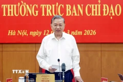 Tổng Bí thư Tô Lâm phát biểu. (Ảnh: Thống Nhất/TTXVN)