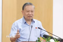 Tổng Bí thư, Chủ tịch nước Tô Lâm phát biểu. (Ảnh: Thống Nhất/TTXVN)