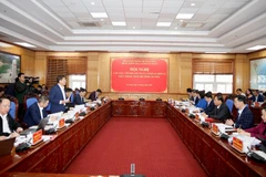 Quang cảnh hội nghị. (Nguồn: Báo và Phát thanh Truyền hình Lai Châu)