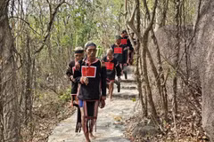 Lễ cầu mưa Yang Pơtao Apui là nghi lễ truyền thống gắn với tín ngưỡng của đồng bào Jrai, thể hiện khát vọng về mưa thuận gió hòa, mùa màng tươi tốt, buôn làng bình yên, no ấm. (Ảnh: Hồng Điệp/TTXVN)