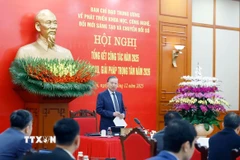 Tổng Bí thư Tô Lâm phát biểu chỉ đạo. (Ảnh: Thống Nhất/TTXVN)