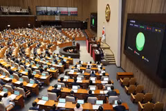 Một phiên họp Quốc hội Hàn Quốc tại thủ đô Seoul. (Ảnh: Yonhap/TTXVN)