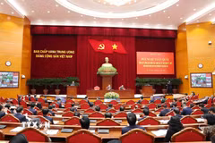 Quang cảnh Hội nghị toàn quốc tổng kết công tác kiểm tra, giám sát, thi hành kỷ luật của Đảng sáng 24/11/2025. (Nguồn: TTXVN)