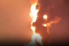 Một tàu chở hàng rời đã báo cáo về một vụ nổ do một vật thể lạ không xác định gây ra ở khoảng cách rất gần tàu. (Nguồn: News)