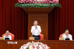 Tổng Bí thư, Chủ tịch nước Tô Lâm chủ trì cuộc gặp mặt cán bộ quy hoạch diện Bộ Chính trị quản lý. (Ảnh: Thống Nhất/TTXVN)
