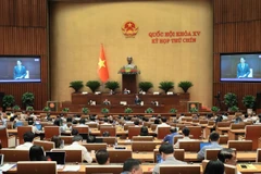 Bộ trưởng Bộ Khoa học và Công nghệ Nguyễn Mạnh Hùng giải trình, làm rõ một số vấn đề đại biểu Quốc hội nêu. (Ảnh: An Đăng/TTXVN)