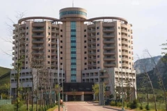 Cơ sở đoàn tụ các gia đình ly tán tại khu nghỉ dưỡng Núi Kumgang trước khi bị phá dỡ. (Nguồn: Bộ Thống nhất Hàn Quốc)