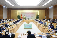 Phiên họp lần thứ nhất của Ban Chỉ đạo về phát triển kinh tế nhà nước. (Ảnh: Dương Giang/TTXVN)