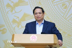 Thủ tướng Phạm Minh Chính chủ trì Phiên họp lần thứ nhất của Ban Chỉ đạo về phát triển kinh tế nhà nước. (Ảnh: Dương Giang/TTXVN)