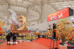 Hội chợ mùa Xuân lần thứ nhất. (Ảnh: Phan Phương/TTXVN)