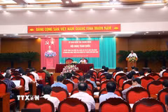 Ủy ban Kiểm tra Trung ương sơ kết công tác kiểm tra, giám sát và thi hành kỷ luật của Đảng 6 tháng đầu năm, triển khai nhiệm vụ 6 tháng cuối năm 2026. (Ảnh: Văn Điệp/TTXVN)