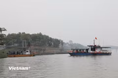 Một góc Khu du lịch Hồ Núi Cốc ở Thái Nguyên. (Ảnh: Nguyên Hoàng/Vietnam+)
