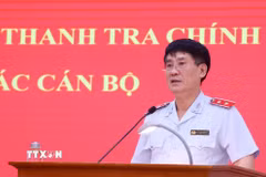 Phó Tổng Thanh tra Chính phủ Lê Sỹ Bảy. (Ảnh: Văn Điệp/TTXVN)