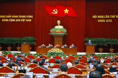 Tổng Bí thư Tô Lâm phát biểu khai mạc Hội nghị lần thứ 15 Ban Chấp hành Trung ương Đảng khóa XIII. (Ảnh: Doãn Tấn/TTXVN)