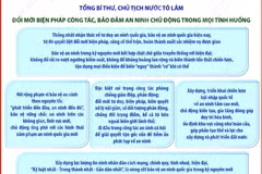 Đổi mới biện pháp công tác, bảo đảm an ninh chủ động trong mọi tình huống