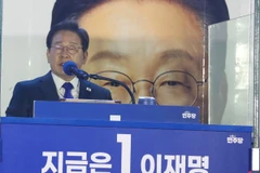 Tân Tổng thống Hàn Quốc Lee Jae-myung phát biểu sau khi đắc cử, tại Seoul ngày 4/6/2025. (Ảnh: Yonhap/TTXVN)