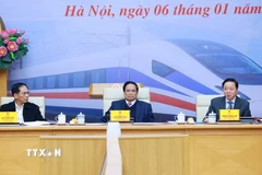 Thủ tướng Phạm Minh Chính chủ trì phiên họp. (Ảnh: Dương Giang/TTXVN)