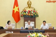 Chủ tịch Quốc hội Trần Thanh Mẫn phát biểu. (Ảnh: Doãn Tấn/TTXVN)