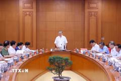 Tổng Bí thư, Chủ tịch nước Tô Lâm phát biểu chỉ đạo. (Ảnh: Văn Điệp/TTXVN)