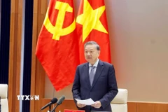 Tổng Bí thư Tô Lâm phát biểu. (Ảnh: Thống Nhất/TTXVN)