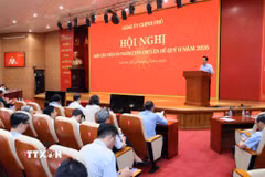 Đảng ủy Chính phủ tổ chức Hội nghị Báo cáo viên và Thông tin chuyên đề quý II năm 2026. (Ảnh: An Đăng/TTXVN)